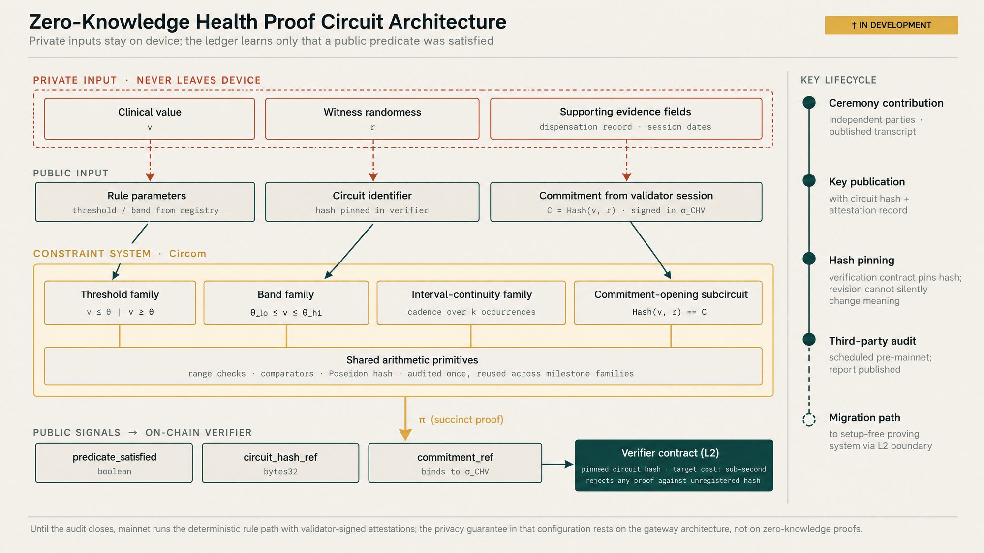 Zero-knowledge circuit architecture